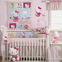 Cute Hello Kitty Baby Girl Crib Bedding Set (baby 006)